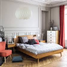 Bett doppelbett vilmar 140 x 190 cm weiss massivholz real. Vintage Bett Aus Eiche 140x190 Maisons Du Monde Eichenbetten Vintage Bett Bett Eiche