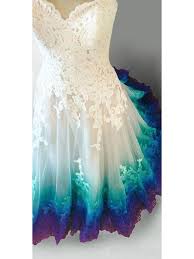 Hot Sale Glorious Ombre Prom Dresses Long Prom Dresses Lace Prom Dresses A Line Peacock Wedding Dresses Dye Wedding Dress Colored Wedding Dresses