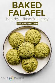 This Easy Baked Falafel Recipe Is Perfect For Sandwiches Salads Or Snacks It S A Low Calorie Health Low Calorie Vegan Meals Baked Falafel Low Calorie Vegan