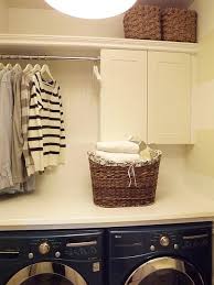 Laundry room clothes drying rack. Add A Cabinet Shelf And Rod And You Have Instant Laundry Room Storage By Gwen Laundry Room Inspiration Laundry Room Laundry Room Storage
