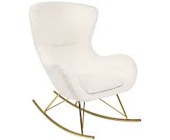 met teddy schommelstoel wing in het wit van westwing collection creeer je de ideale woonkamer meer hoogwaardige meubels shop je schommelstoel meubels stoelen