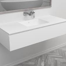 Leicht laufende schubladen mit ausziehsperre. Waschtisch Corian Energy Unterschrank Mit 1er Schublade Riluxa Com