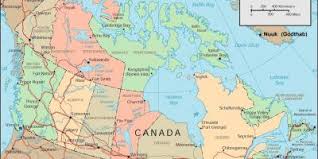 Km (3,855,100 sq mi), canada includes a wide variety of land regions, vast maritime terrains, thousands of islands, more lakes and inland waters than any other country, and the longest coastline on the planet. Kanada Harta Harta Kanada Veriore Amerika Amerike