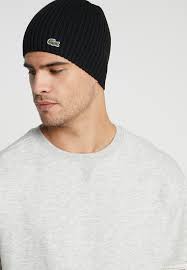 Livraison et retours gratuits* et service client bonnet. Lacoste Bonnet Black Noir Zalando Be
