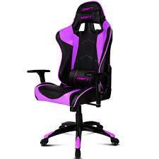 With a high backrest, side bolsters, and a contoured shoulder area, this gaming chair provides a balance of comfort, cushion, and support. Chair Gaming Drift Dr300 Black Purple Drift Cadeira De Escritorio Decoracao Sala Jogos Cadeiras