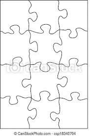 Maybe you would like to learn more about one of these? 12 Piece Puzzle Template 12 Piece Blank Puzzle Forms Vector Illustration Canstock
