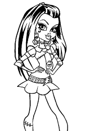 Malvorlage Monster High Frankie Stein 2 Mit Bildern Ausmalbilder Monster High Lustige Malvorlagen