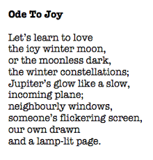 From Ode To Joy By Gillian Clarke Ode To Joy Thinking Quotes Inspirational Quotes