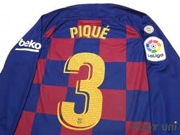 Enjoy fast delivery, best quality and cheap price. Fc Barcelona 2019 2020 Home Long Sleeve Shirt 3 Pique Online Store From Footuni Japan