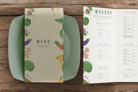 Download Restaurant Menu Mockup By Megostudio On Envato Elements