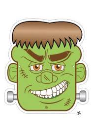 Maschera in lattice naturale verde fatta a mano. Maschere Di Halloween Da Stampare E Ritagliare