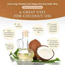 Coconut oil is a consumable oil squeeze from blossom coconut which consist of high saturated fat content. Benefits Of Coconut Oil According To Ayurveda Blog Home