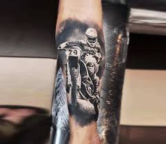 Best Black And Grey Realism Tattoo Artists In The World Motocross Tattoo By Myskow Slawomir Post 22799 Motocross Tattoo Tattoos Tattoo Style