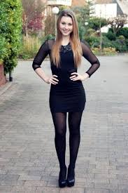 Tights And Pantyhose Fashion Inspiration Follow For More Fashion Tights Elegant Black Dress Pantyhose Fashion