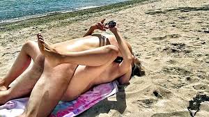 Husband Captures Wifes Steamy Encounter With Stranger On Public Beach -  XXXBP