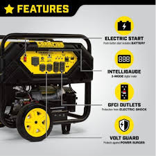 Get the power you need, when and where you need it. 12 000 Watt Generator Champion Power Equipment