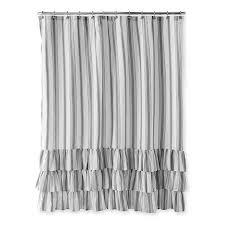 Black And Gray Curtains Walmart Home Shower Curtain Polyester Ruffle Shower Curtains Shower Curtains Walmart