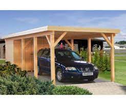 Carport som är uppbyggd av 120x120 mm kraftiga stolpar av limträ. Palmako Karl 360 X 762 Cm Ab 1 629 99 Preisvergleich Bei Idealo De
