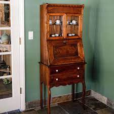 Colonial style, maple wood, secretary with hutch. The 6 Best Furniture Brands To Buy Used