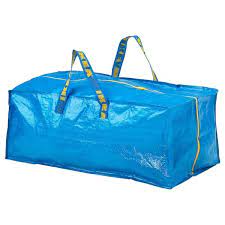 frakta tas voor steekwagen blauw ikea in 2021 bag storage bags mesh bag