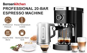 Listado de cafetera solac espresso para comprar desde el sofá en el terreno de los fogones son muchos los tipos de cafeteras solac espresso de las que dispones en las tiendas y con el fin que no te vuelvas loco o malgastes horas buscando hemos redactado esta guía de. Amazon Com Maquina De Cafe De 20 Bares Con Espumador De Leche Espumosa 1450 W De Alto Rendimiento Sin Fugas 1 25 Litros De Tanque De Agua Extraible Cafetera Para Cafe Expreso Capuchino Latte
