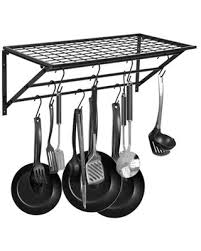 Wine racks are designed to store bottles of wine in the kitchen, bar, or elsewhere in the home. Kitchen Storage Organization Metal Kitchen Shelf Folding Kitchen Wall Hanging Pot Rack With 10 Hooks Black Racks Holders