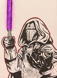 5 just click on the icons, download the file(s) and print them on your 3d printer Darth Revan Fan Art I Did In Ink Starwars