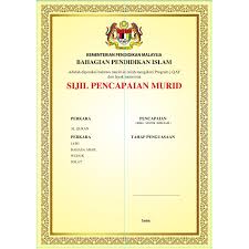 Contoh sijil khatam al quran jqaf. Template Sijil Jqaf 2020 10 Keping Shopee Singapore