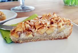So einen ähnlichen kuchen hat meine mutter immer gemacht. Rezept Schwedischer Apfelkuchen Mit Marzipan Haselnuss Und Hagelzucker Nordisch Info