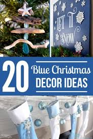 Can you feel it in the air? 20 Gorgeous Blue Christmas Decor Ideas The Handyman S Daughter