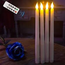 We sell a wide range of flameless candles, from pillars, to votives, to tea light candles. Amazon Com Flameless Taper Candles Realistic Bright Flickering Bulb Battery Operated 11 Ivory Led Flameless Led Candle Lights Led Taper Candles Candle Lamp