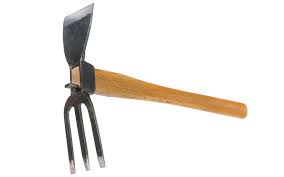 Japanese Kusakichi 3 Prong Ika Gata Hoe