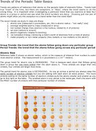 When autocomplete results are available use up and down arrows to review and enter to select. Trends Of The Periodic Table Basics Pdf Free Download