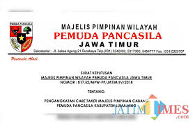 Maybe you would like to learn more about one of these? Ketua Pemuda Pancasila Lumajang Diberhentikan Dan Ditunjuk Caretaker Jatim Times