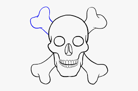 Paper and artistro acrylic art pens. How To Draw A Skull Step By Step Tutorial Easy Drawing Easy Small Skull Drawing Hd Png Download Transparent Png Image Pngitem