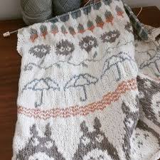 Check out our studio ghibli blanket selection for the very best in unique or custom. Love Studio Ghibli Especially The Film 39 My Neighbour Totoro 39 And Couldn 39 T Find A Blanket I Liked Online Knitting Projects Crochet Totoro Knitting