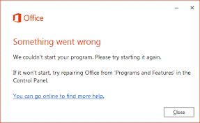 The error something went wrong. How To Fix Something Went Wrong Error When You Start An Office App