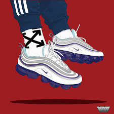 Spviss Vapormax 97 Sneakers Illustration Sneakers Wallpaper Sneaker Art