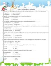 Animal cell parts 4th grade. Grade 4 Science Worksheets