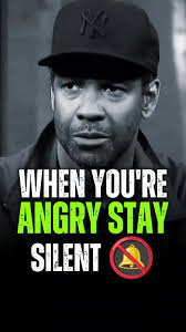 When You're Angry Stay Silent. Denzel Washington 💬 🗣️ #denzel  #denzelwashington #quotes #dailyquotes #inspirationalquotes #inspirational  #inspiration #lifelessons #motivationalquotes #motivational ...