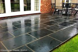 Black And Grey Slate Paving Patio Garden Tiles Not Slab From 16 99 M2 In Garden Patio Landscaping Garden Materia Garden Tiles Slate Patio Patio Slabs