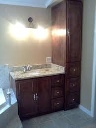 Vanity With Linen Tower Bathroom Linen Cabinet And Vanity Bathroom Vanity Linen Cabine Beautiful Bathroom Vanity Small Bathroom Vanities Bathroom Linen Cabinet