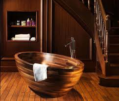 wooden bathtubs a delight for the
