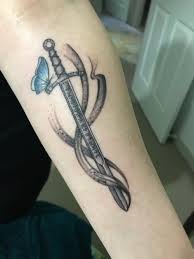 So merlin has been my favourite show since 2011 and i finally got a tattoo for this amazing show! Den Of Iniquity My Merlin Tattoo Excalibur With Merlin S