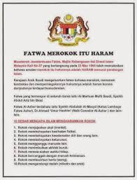 Kajian ini mengaplikasikan kaedah kualitatif melalui. Fatwa Merokok Itu Haram
