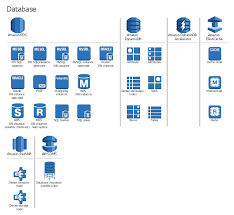 Amazon added a large number of new icons in its aws architecture diagram. Design Elements Aws Database