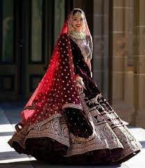 Rich Dark Maroon Colour Bridal Wear Wedding Lehenga Choli Bridal Lehenga Red Bridal Lehenga Collection Bride Dress Up