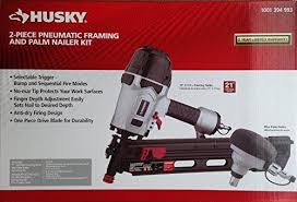 Husky Pneumatic 21 Framing And Mini Palm Nailer Kit You Can Find More Details By Visiting The Image Link Palm Nailer Degree Frame Nailer
