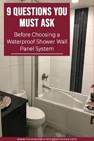 Cement board installation on main wall of bathtub. How To Choose A Waterproof Shower Or Bathtub Wall Panel System Innovate Building Solutions