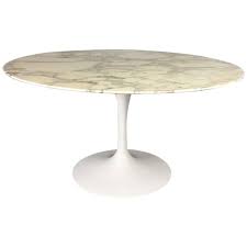 Eero Saarinen Tulip Base Marble Top Dining Table For Knoll Vintage Dining Room Table Marble Top Dining Table Dining Room Table